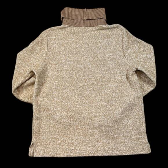 Lands' End Brown/Tan Sweater | Size L - Picture 2 of 4